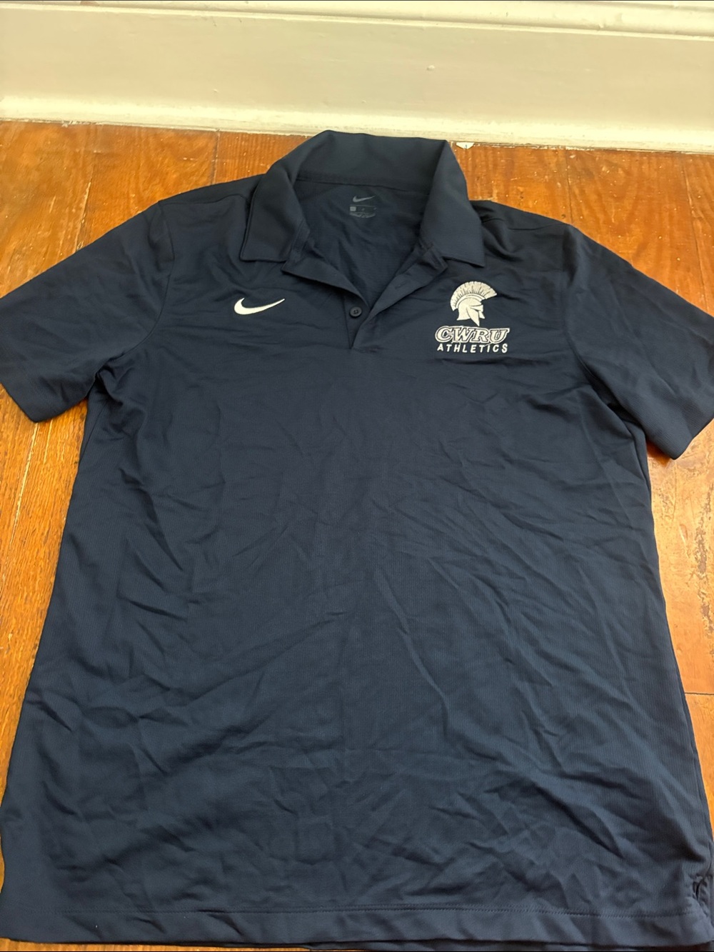 Nike Men's Navy Polo with CWRU Athletics Logo